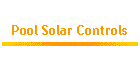 Pool Solar Controls
